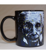 Albert Einstein Coffee Mug Artwork By Stephen Fishwick Cool Mug 10 oz Bl... - €10,30 EUR