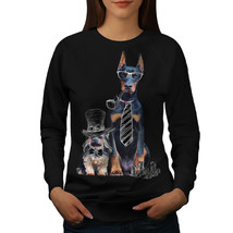 Wellcoda Sir Cute Funny Dog Womens Sweatshirt, Puppy Casual Pullover Jumper - £23.02 GBP+