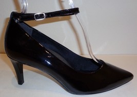 Walking Cradles Size 8 WW 4E SIDELINE Black Patent New Womens Heels Pumps Shoes - £93.18 GBP