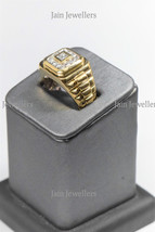 0.60 - 0.70 Karat Runde Diamanten Halo Verkleidet Band Herren Ring 14Kt,18Kt - $1,777.76+