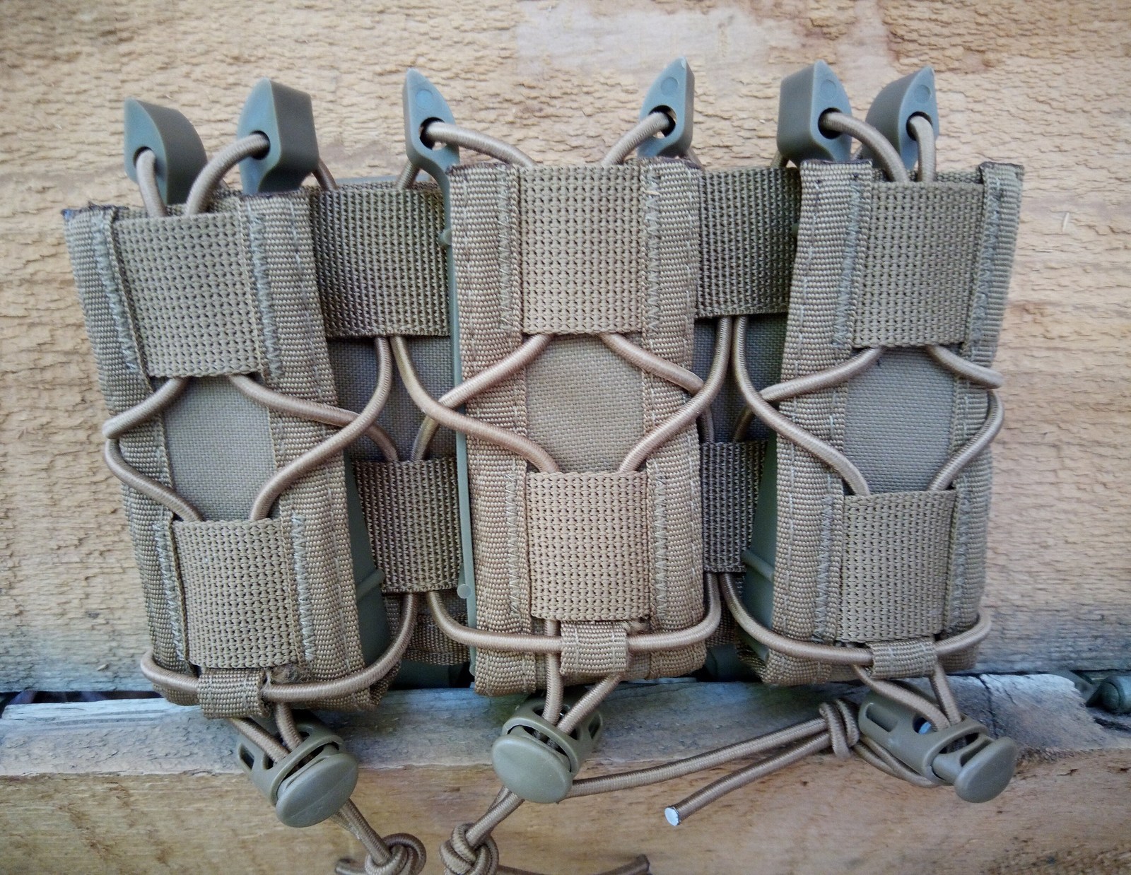 Coyote brown hsgi high speed gear style triple pistol flashlight multi t... - $15.99