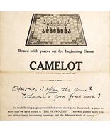 Camelot 1930 Chess Board Game Manual Parker Brothers Antique Ephemera E3 - $364.86 MXN