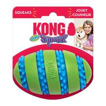KONG Squeezz Goomz Football - Durable Dog Chew Toy - £11.84 GBP