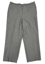 Alfred Dunner Women Plus Size 16 (Measure 33x28) Gray Pull On Elastic Waist Pant - £9.24 GBP