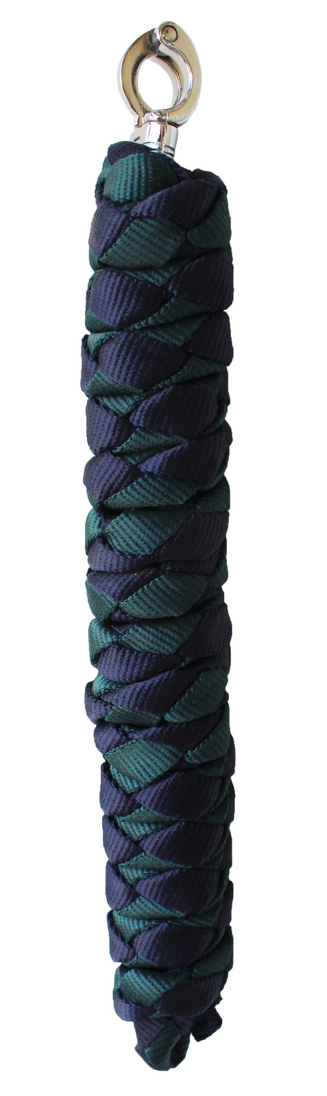 10&#39; ft Horse Halter Lead Rope Heavy Duty 3/4 Dia Panic Snap Green Navy 6... - $13.85