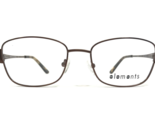 ELEMENTS Brille Rahmen EL-400 C2 Brown Quadratisch Voll Felge 55-17-142 - $50.91