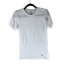Polo Ralph Lauren Mens T Shirt Slim Fit Crew Neck Short Sleeve White S - $9.74