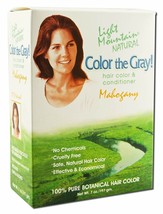 Light Mountain Natural: Color the Gray Conditioner, Mahogany 7 oz - £11.06 GBP
