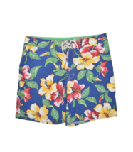 Polo Ralph Lauren Swim Trunks Mens 36 Floral Hawaiian Beach Shorts Mesh Lined - $33.72