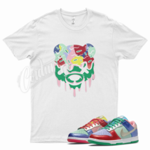 White DRIPPY T Shirt for N Dunk Low WMNS Sunset Pulse Metallic Multi Color  - £20.62 GBP+