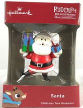 Hallmark: Santa w/ Presents - Rudolph The Red-Nosed Reineer - Holiday Ornament - £13.28 GBP