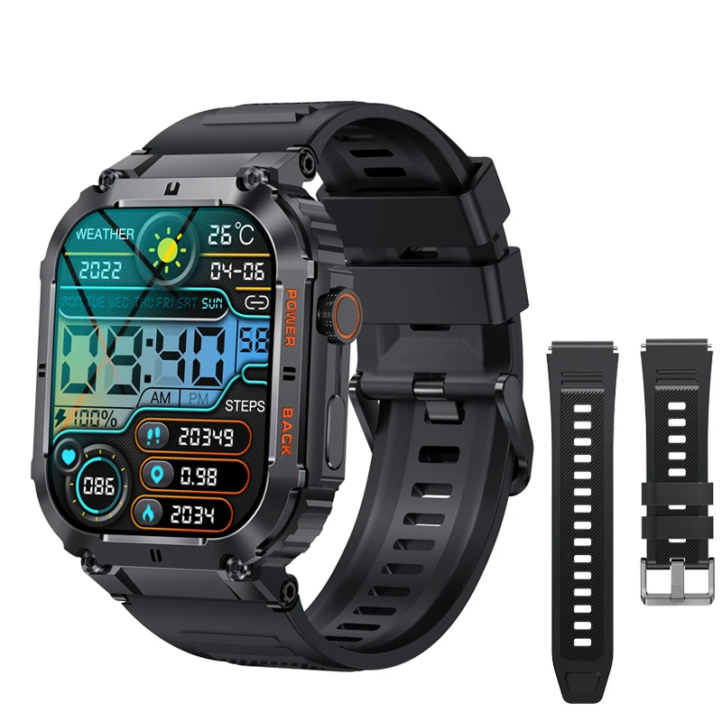 Smart Watch Bluetooth Call Smartwatch Men Heart rate Blood pressure Heal... - $61.08