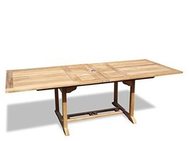 Genuine Grade A Teak 95&quot; x39&quot; Rect Double Ext Table.71&quot; Closed,83&quot; one l... - £1,758.84 GBP