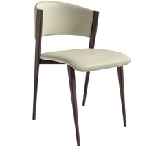 LeisureMod Modern Dining Chairs, Upholstered Leather Kitchen Room Chairs... - $191.10