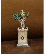 925 silver tulsi plant basil rosary plant puja temple article, fabulous ... - $55.56 CAD