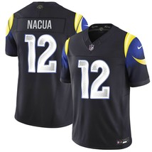 New Mens Puca Nacua #12 Rams Midnight Mode Rivalry Rivalries Football Fu... - $1,492.68 MXN