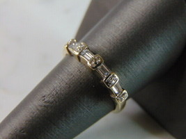 Womens Vintage Estate 18k White Gold Diamond Ring 3.4g  E3908 - £490.55 GBP