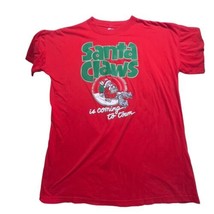 Club Bed Shirt Red Santa Claws Cat Christmas T Shirt One Size Fits All - $18.16