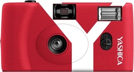 Yashica Mf-1 Snapshot Reusable 35Mm Film Camera - Y Edition (Red) - £50.33 GBP