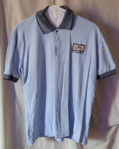 Men's Caribbean 3 Button Shirt Size M St. Maarten Ick Blue Short Sleeve ... - $14.99