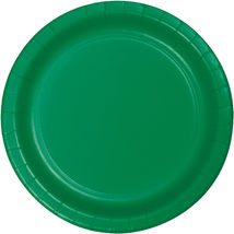 Emerald Green Dessert Plates (24) - Party Supplies - $2.86