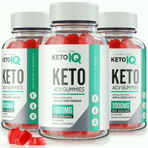 (3 Pack) Keto IQ Advanced ACV Weight Loss Gummies to Burn Fat for Energy - $89.71