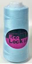 Eco-Lock 3,000 Yards 100% Polyester Thread -LIGHT BLUE - £7.00 GBP