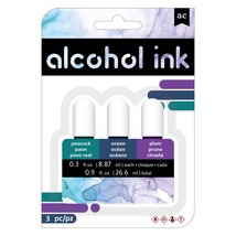 American Crafts Alcohol Ink 0.3oz 3/Pkg Peacock - $10.98