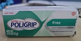 Poligrip Super Denture Adhesive Cream, Travel Size 0.75oz Exp 03/31/2025 - $175.21 MXN