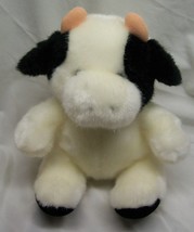 It&#39;s All Greek To Me Cute Black &amp; White Cow 9&quot; Plush Stuffed Animal Toy - £15.55 GBP