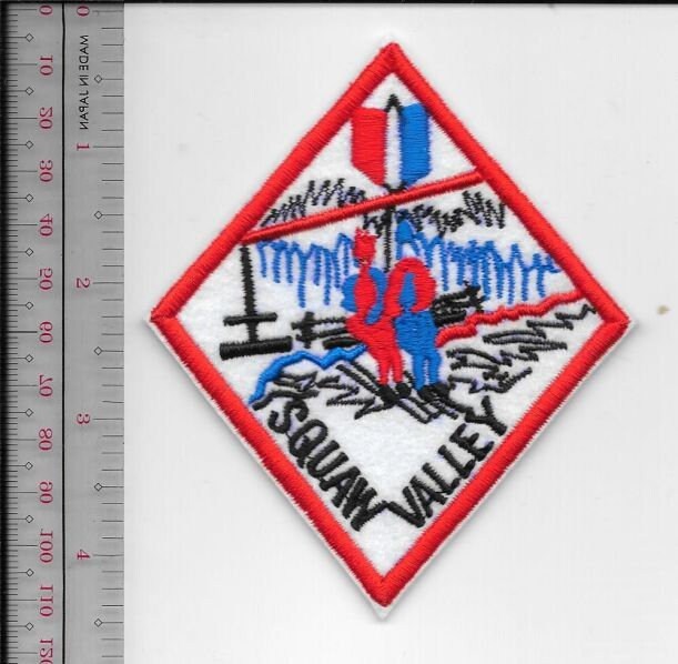 Vintage Skiing California Squaw Valley Ski Resort Couple Ski-Lift Patch - $9.99