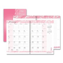 2024 House of Doolittle 10 x 7 Breast Cancer Awareness Rec Ruled Monthly - £33.99 GBP