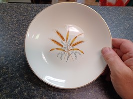 Crooksville CRO441 Wheat Blue Leaves Gold Trim Bowl 8&quot; Replacement - $184.34 MXN