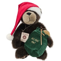 Boyds Bubba Kringle Santa Teddy Bear Christmas Collectible Head Bean Col... - £27.26 GBP
