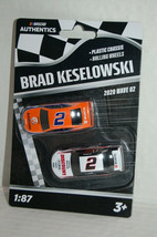 Authentics BRAD KESELOWSKI #2 NASCAR 2020 Wave 2 1/87 Die-Cast 2 Pack - $15.19