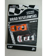 Authentics BRAD KESELOWSKI #2 NASCAR 2020 Wave 2 1/87 Die-Cast 2 Pack - $289.21 MXN