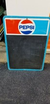 VINTAGE Tin Pepsi Chalk Board Sign  19 x 27 - £140.65 GBP