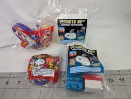 Wendys Kids Meal Peanuts Snoopy Lot of 4 Sealed - £11.63 GBP