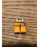 LEGO Minifigure Legs Orange with Zipper, Gray Hips - $36.63 MXN