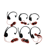 Lot of 6 Plantronics Blackwire 3210 On-Ear Mono USB-A Headset Black - $739.34 MXN