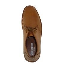 Men's Steve Madden Chuka Comfort Boot Soft Leather Lace up Harros Tan image 12