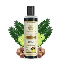 Khadi Natural Hair Cleanser Amla Reetha Growth Shampoo Healthy Shiny Hair 210ML - £15.29 GBP