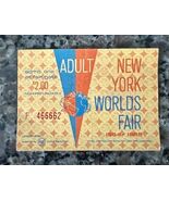 1964 Worlds Fair New York Ticket Historic Collectible Cool  - €12,74 EUR