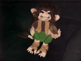 16&quot; Rare Folkmanis Troll Hand Puppet With Finger Hedgehog Plush Toy Retired Rare - £98.89 GBP