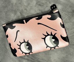 Betty Boop Travel Clutch Wallet Makeup Handbag with Sequins IPSY GLAM BAG - $7.85