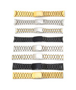 New Mens Watch Strap Bracelet STAINLESS STEEL Band Deployment Clasp spee... - £15.95 GBP