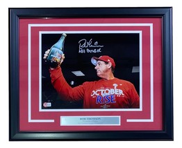 Rob Thomson Signed Framed 11x14 Phillies Champagne Photo Red October BAS - £144.91 GBP