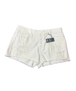 KUT from the Kloth Shorts Size 18 Jane High Rise Optic White Exposed But... - $29.45