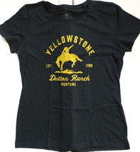 Damaged Yellowstone TV Show Dutton Ranch Montana Licensed Womens T-Shirt XL - £6.24 GBP