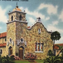 Florida Vintage Postcard The Tourists Church Daytona Beach - £7.94 GBP